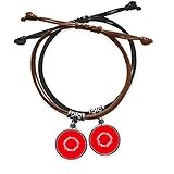 OFFbb-USA Crown Thorns Innocent Savior Sacred Bracelet Double Leather Rope Wristband Couple Set Gift