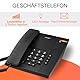 ALCATEL Temporis 180 PRO - Festnetztelefon für den professionellen Einsatz - Stummtaste - Visuelle Anrufanzeige - Verstellbare Lautstärke - Wahlwiederholungstaste - Büro-/Wandmontage - Schwarz