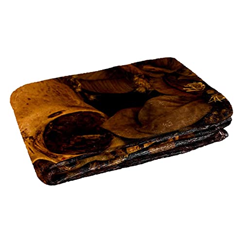 Couverture douce tête de mort jeté de lit haut de gamme au design artistique 150x100