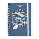 Puterful - Agenda anual 2023 – Mujer soltera – Planificador – Semana vista – Agenda con mensajes divertidos – Tamaño A5 – 12 meses - De Enero 2023 a Diciembre 2023