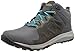 KEEN Damen Explore Mid, Imperméable Trekking-& Wanderschuhe, Schwarz Steel Grey Bright Turquoise 003, 39 EU