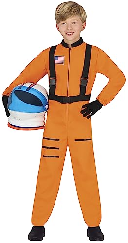 FIESTAS GUIRCA Disfraz de Astronauta Naranja Infantil