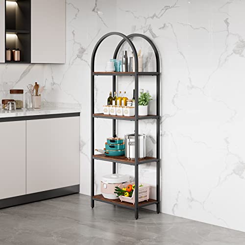 Szjhxin Storage Rack With Shelf,4 Tier Industrial Style Storage Shelves, Standing Shelf Units For Kitchen, Bathroom, Office,Living Room, Balcony, Kitchen #TOP3