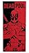 Produktbild Marvel Deadpool Badetuch - Für Bad, Strand & Pool - 100% Baumwolle Rot Schwarz, 71cm x 147cm