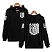 Zhuchao Attack on Titan Sudadera con Capucha Scout Legion Pullover Hooded Sweatshirt...