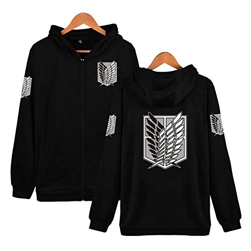 Zhuchao Attack on Titan Sudadera con Capucha Scout Legion Pullover Hooded Sweatshirt...