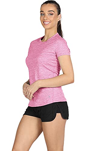 Image of icyzone Workout Running Tshirts for Women - Fitness Athletic Yoga Tops Exercise Gym Shirts (Pack of 3)