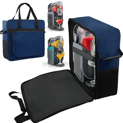 Kasasymion Carrying Bag for Ninja Slushie Machine FS301 & FS300, Travel Party Tote for Ninja Slushie Machine, Carrying Case for Ninja Slushie Machine, Accessories for Ninja Slushie Machine (Navy Blue)
