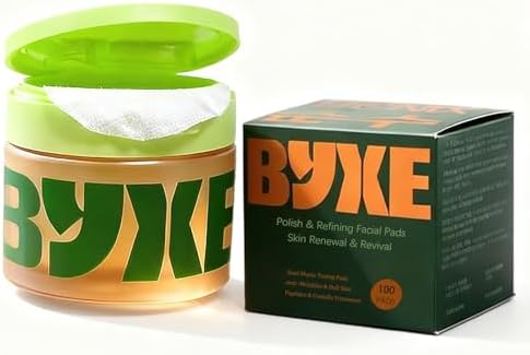 Snail Mucin Toning Polish Pads for Dark Spots & Wrinkles, Korean Skincare with Peptides & Centella and Niacinamide Skin Treatment, 100 Count