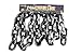 KINREX Halloween Chain Link - Halloween Costume Accessory Decoration - Grey and Black - Made of Plastic - Measures 74 Inches