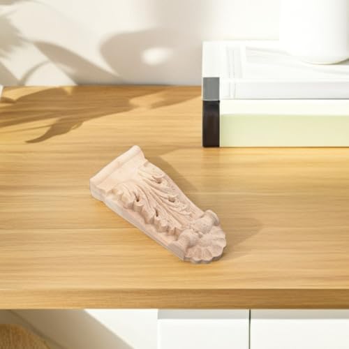 Ménsulas de Madera Tallada Estilo Europeo Pack de 2 para Muebles 4