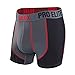 SAXX Pro Elite 2.0 Boxer Brief, L, Black/Dark Charcoal