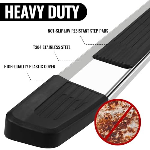 Image of COMNOVA Running Boards for 2004-2015 & 2017-2025 Titan, 2016-2025 Titan XD