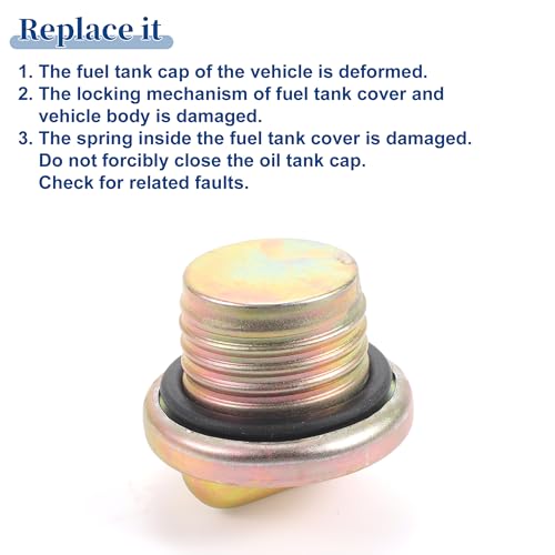 Bouchon réservoir carburant défectueux Porsche 911 solution bronze - 6