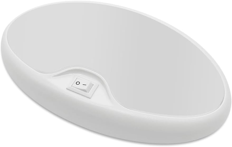 Dream Lighting LED Ceiling Lights 12v with Switch 3500K Warm White 4.2W 370LM 6X3.5 Inch Caravan Camper Van Campervan Boat Motorhome Interior Lighting