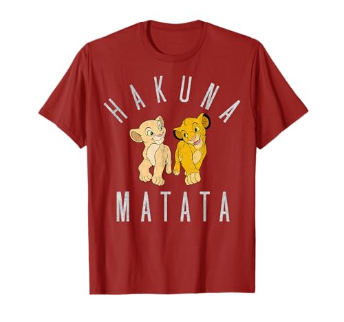 Disney Lion King Simba Nala Hakuna Matata Graphic T-Shirt T-Shirt