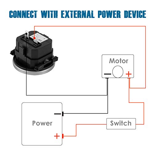 Contaore meccanico Runleader, CC da 6 V a 80 V, accumula ore TOT per tosaerba Generatore di trattori Carrello da golf Scrubber Compressore motore ATV marino e altre apparecchiature elettriche (DC)