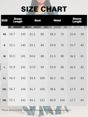 Image of PinkPatty Plus Size Maxi Dress for Women Casual V Neck 3 /4 Sleeve Boho Printed Long Dress with Pockets