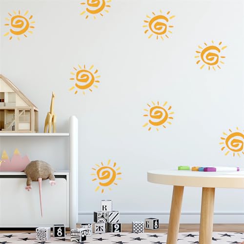 Vinilos decorativos infantiles de sol, 12 piezas miniatura 2