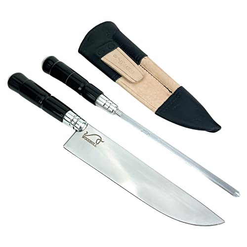 Kit para Churrasco com Faca Chaira Garra de Urso