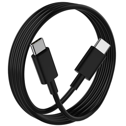 Cavo USB C a USB C 1,8 m, 65 W 45 W cavo ricarica rapida tipo C per laptop Lenovo HP Chromebook Thinkpad Yoga, cavo tipo C per iPhone 15 16, Pixel 8 9 pro, per notebook Samsung Dell Asus Acer Tablet