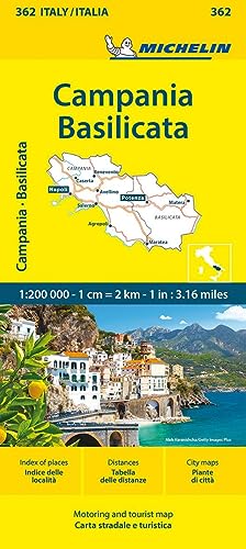 Campania E Basilicata 1:200.000: Straßen- Und Tourismuskarte 1:200.000: 362