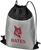 Campus Lab Bates College Primary Logo Drawstring Backpack Sports Bag Sackpack, Perfect for Gym, Yoga, Practice or Travel