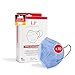Produktbild ProPulsan Lindenpartner FFP2 Maske Blau Batik, 10 Stück, Made in Germany, CE Zertifizierte, Hygienische Atemschutzmaske, LIMITED SUMMER EDITION