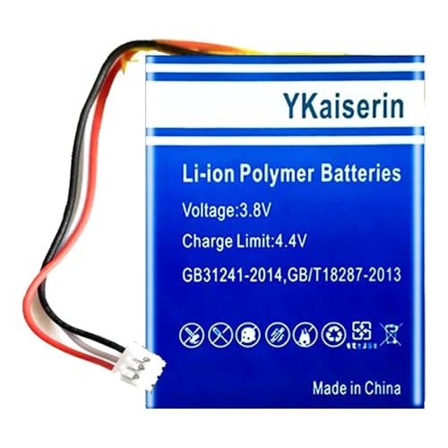 1500mAh New Upgraded Mp3/Mp4 Battery 553450 503450 Compatible for MP3 DVD PAD Camera Recorder Speaker High Capacity Li-ion Polymer,with Professional Repair Tool Kit