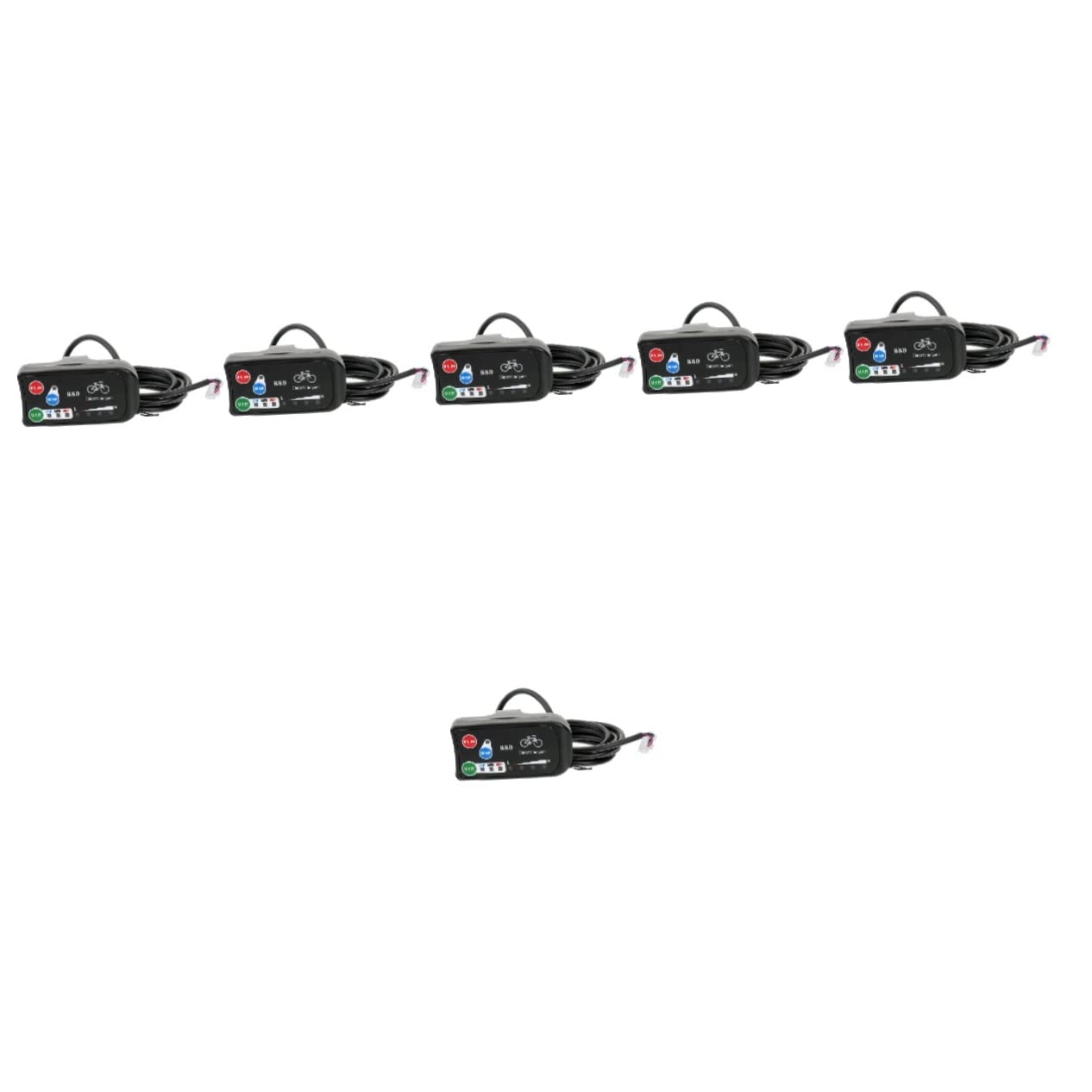 VANZACK 2 Pcs Control Panel Bicicletas Electricas Scooter Bike Electric Cycle Bike Control Panel Bike Display Control Panel Bike Display Controller Bike Controlling Panel Bike Controller