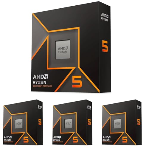 Image of AMD Ryzen 5 9600X 6-Core, 12-Thread Unlocked Desktop Processor (Pack of 4)