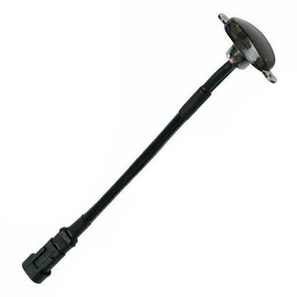 Riloer Zestaw świateł LED do kratki 12V w stylu Raptor, aftermarketowa kratka kompatybilna z kratką Ford F-150 Raptor Style 2004-2008, przyciemniana osłona/3 szt. bursztynowych świateł LED