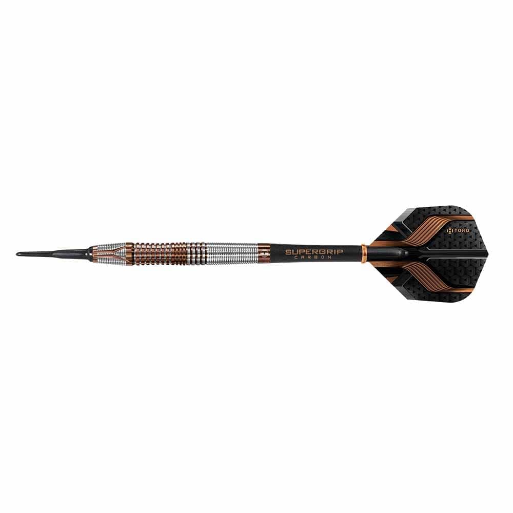 Harrows Toro Softdarts 18 Gramm - toro 90% Tungsten Front-weighted Barrel, Shark Grip
