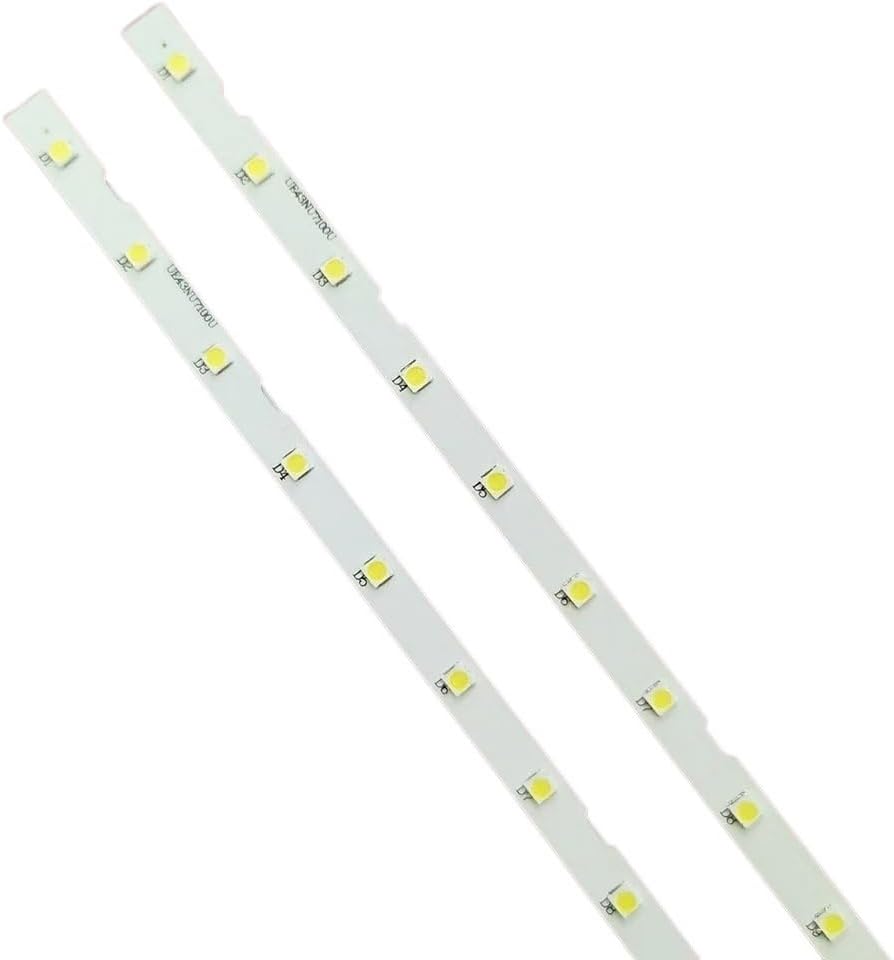 Compatible with 2pcs Strip with UE43NU7100U UE43NU7120U UE43NU7170U UE43NU7100 UE43UN7020K UE43NU7400 UE43NU7192U LM41-00606A for Enhanced Backlight