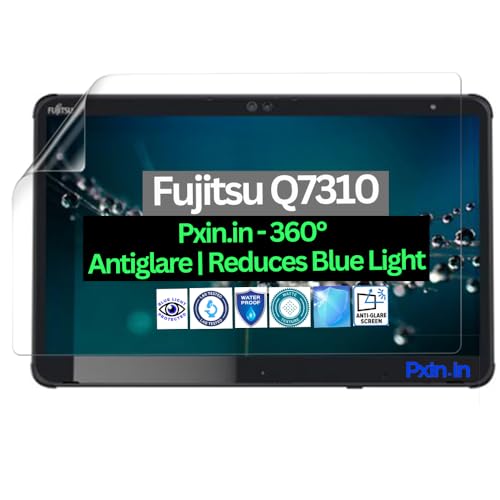Image of Pxin Tablet Anti Bluelight and Anti Glare Screen Guard compatible with Fujitsu Q7310 | BLUVLightblock Tech | Scratch Proof | Prevents bluelight | Eye Protection | No Dry Eyes