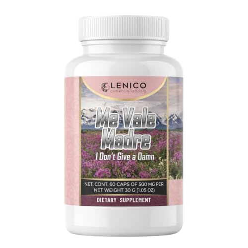 Lenico Me Vale Madre Capsules 60 Count Herbal Supplement with Valerian Root, Passionflower and Linden Extract, Botanical Formula for Relaxation and General Wellness