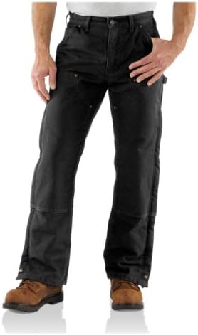 Carhartt Men's Washed duck double front dungaree Washed Duck Double Front Dungaree