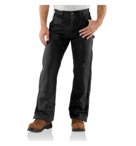 Carhartt Men's Washed duck double front dungaree Washed Duck Double Front Dungaree