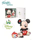 Original Produkt Disney Famosa Softies Disney Baby - Set Geschenkbox Mickey Mouse Plüsch + Baby Rassel Qualität super weich