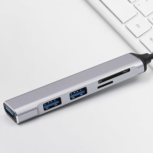 WODHAZNC 3.0USB High Speed TF Card SD Camera Large Laptop Hub - 5
