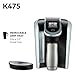 Keurig K475 Coffee Maker, Single Serve K-Cup Pod Coffee Brewer, Programmable Brewer, Black