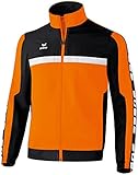 orange Erima Herren Classic 5-C Sports-/Präsentationsjacke, orange/schwarz/weiß, XL