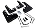 Rally Armor MF40-UR-BLK/GRY Black, Blue Mud Flap with Logo (2015-2016 VW Golf R UR), 1 Pack