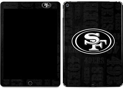 Skinit Decal Tablet skin compatible with iPad Air 10.9in (4th Gen, 2020) - Officially Licensed NFL San Franciso 49ers Black & White Design
