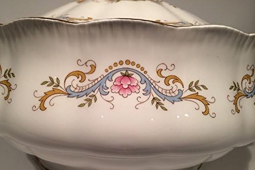 Beautiful Royal Standard Mandarin Lidded Serving Bowl/ Tureen. (LARGE, Porcelain Bone China)