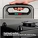 OVENTE Electric Sandwich Maker with Non-Stick Plates, Indicator Lights, Cool Touch Handle, Easy to Clean and Store, Perfect for Cooking Breakfast, Grilled Cheese, Tuna Melts and Snacks, Black GPS401B