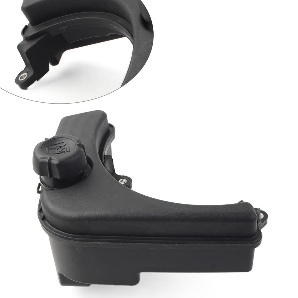 Cnthan7 590949 Plastic Tank with Caps for Briggs Stratton Replaces 590477, 796489 (Color: Black)