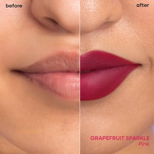 Image of Nykaa Superlight Lip Cloud Airy Mousse Matte Liquid Lipstick for Lip & Cheek (Grapefruit Sparkle)