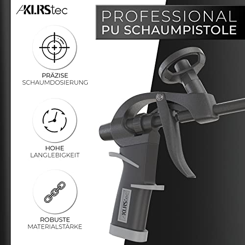 Bauschaumpistole KLRStec Professional PU für präzises Sprühen
