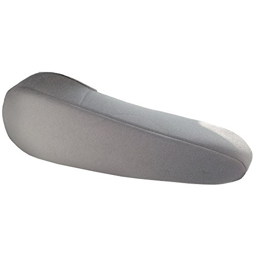 Image of FH Group Flat Cloth Fabric Armrest Cover Semi-Universal Fit, One Pair Gray